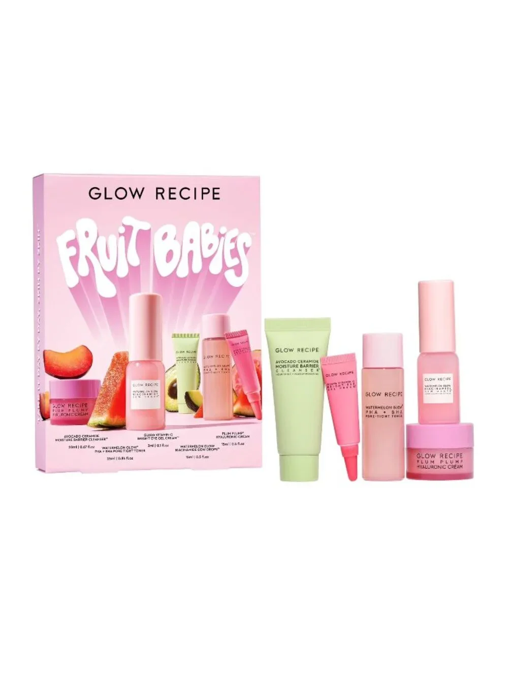 NEW GLOW RECIPE FRUIT BABIES 5-PIECE SKINCARE GIFT SET